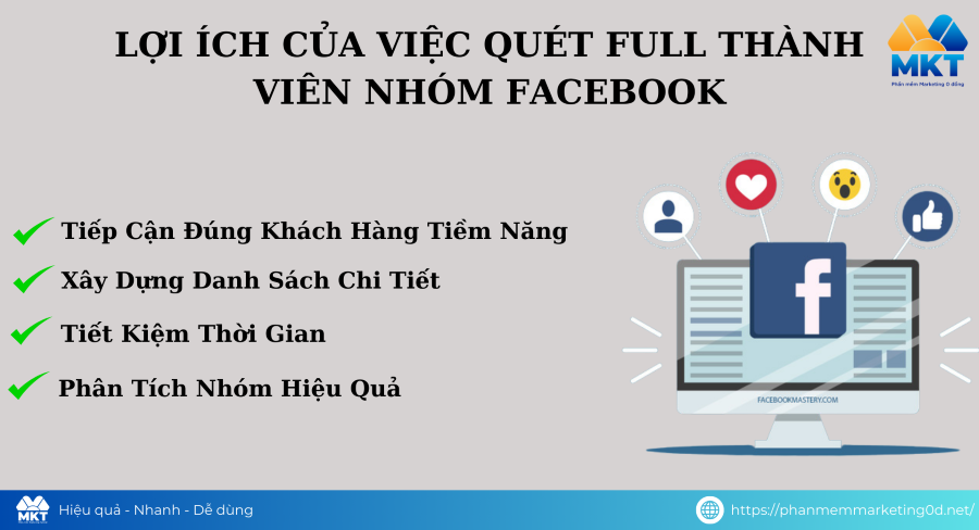 Quét Full Thành Viên Nhóm Facebook